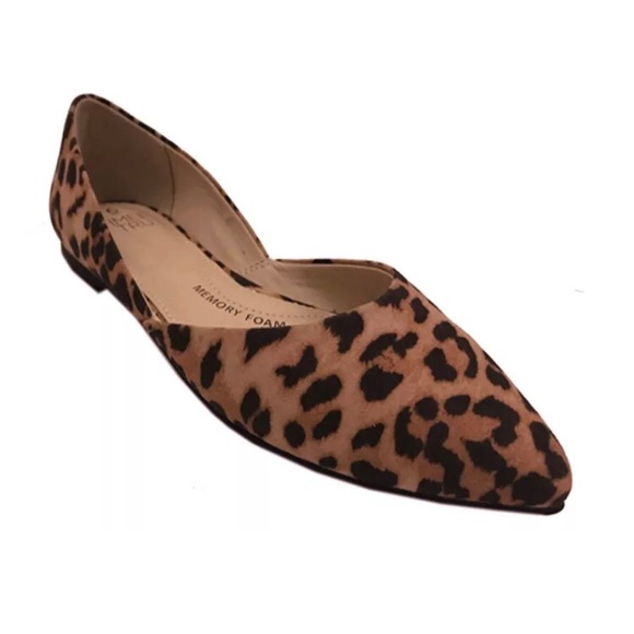 Time And Tru Point Ballet Flats Animal Print Shoes - Picture 3 of 3